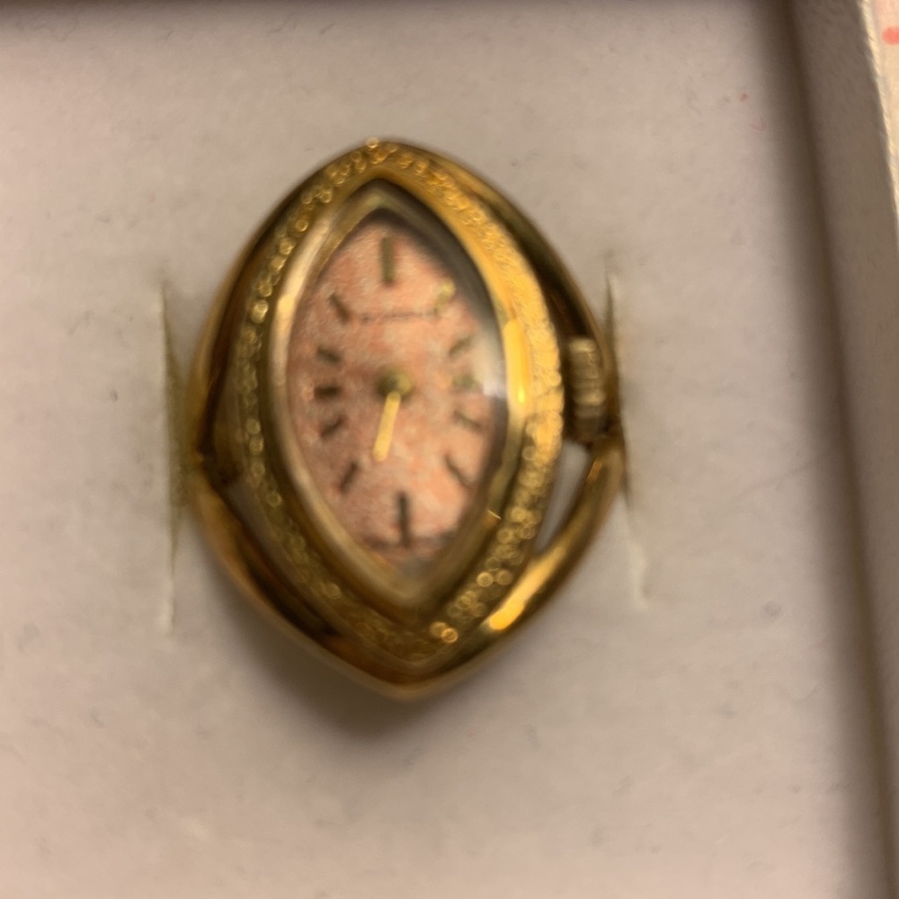 Stamped 585 watch ring - Picture 4 of 8